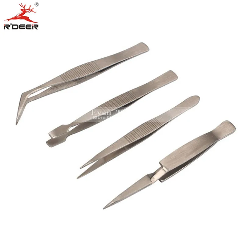 Пинцет RDEER из нержавеющей стали комплект профессиональных инструментов для