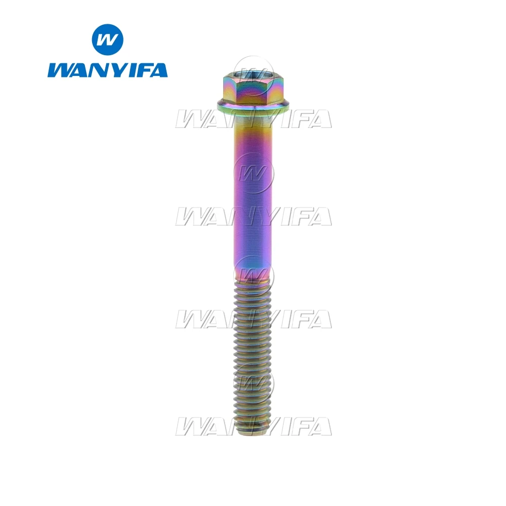 Wanifa Винт С Титановым болтом M6x10 15 20 25 30 35 40 45 50 55 60 65 мм маленький фланец для