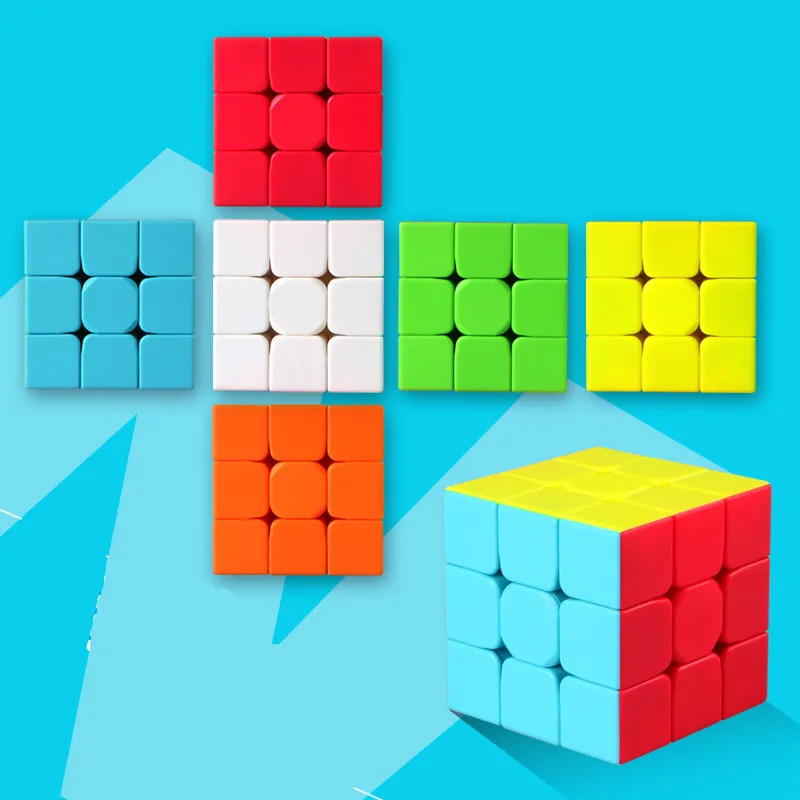 Разнообразные 3x3x3 магический скоростной куб наклейка без профессиональной