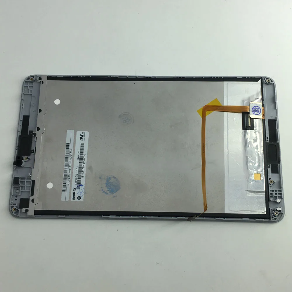 8 &quotЖК дисплей с сенсорным экраном дигитайзер Датчик в сборе серая рамка для Huawei