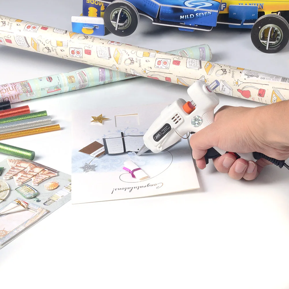 Профессиональный термоклеевой пистолет мощностью 25 Вт удобный