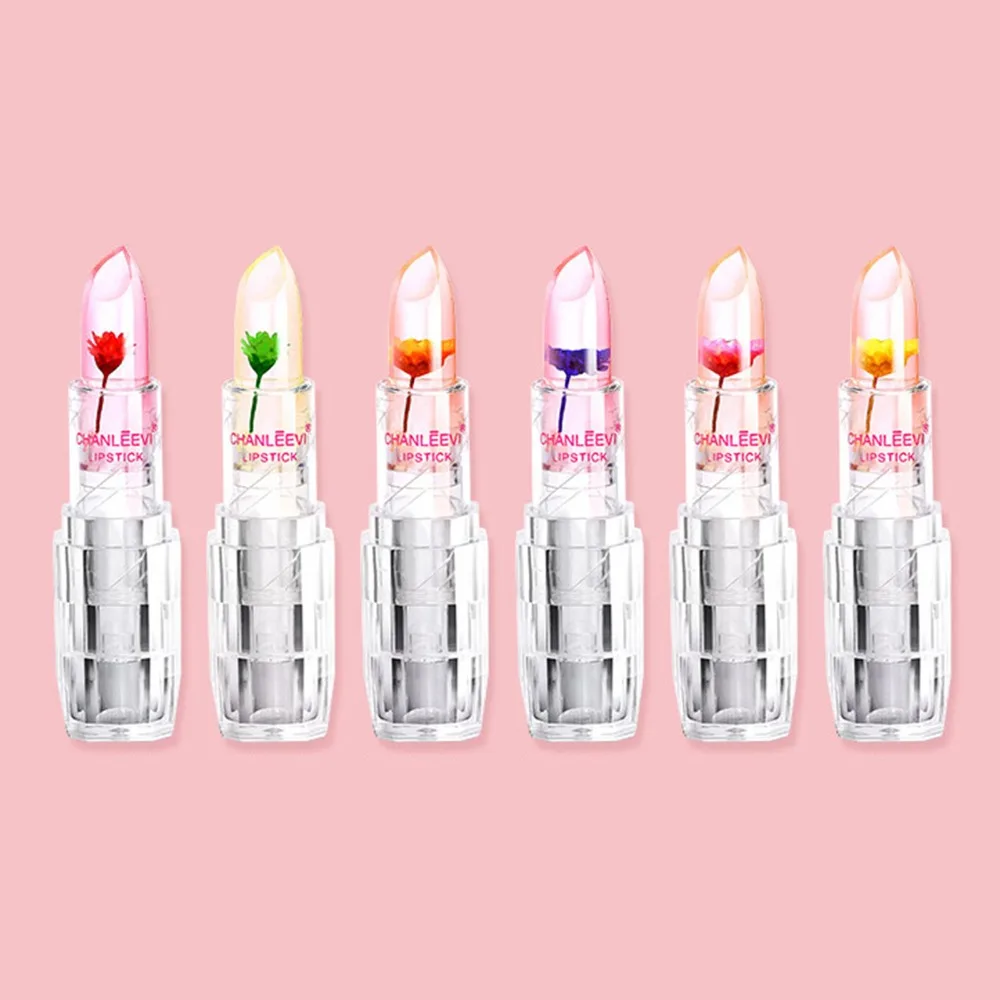 6 Цветочная губная помада цветная железная прозрачная Волшебная меняющая
