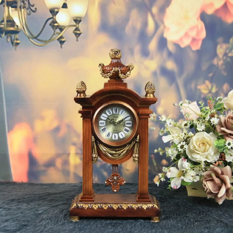 N Meijswxj настольные маятниковые часы Saat Смола Reloj ретро настенные часы masa saati настольные часы Relogio de mesa домашний декор