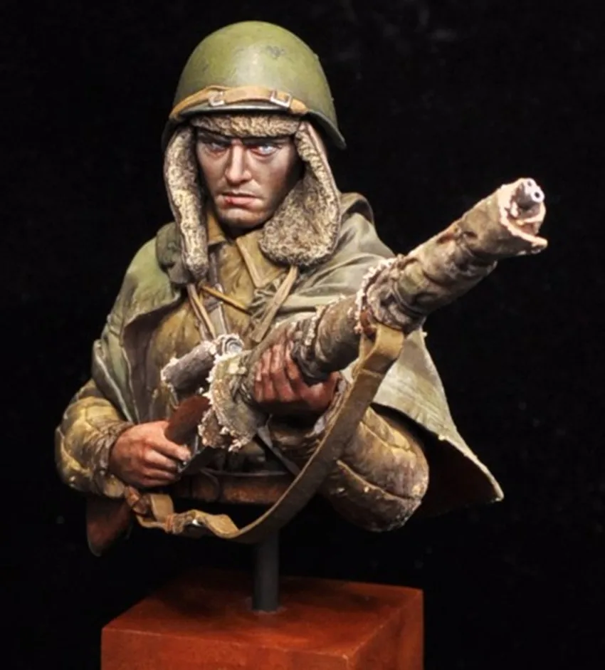 Разобранный Неокрашенный бюст 200 мм|resin figure models|model kitresin |