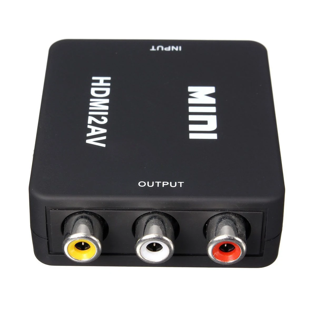 HDMI К AV скейлер адаптер HD видео композитный конвертер коробка Мини к 3RCA CVBS ТВ PS3 VHS