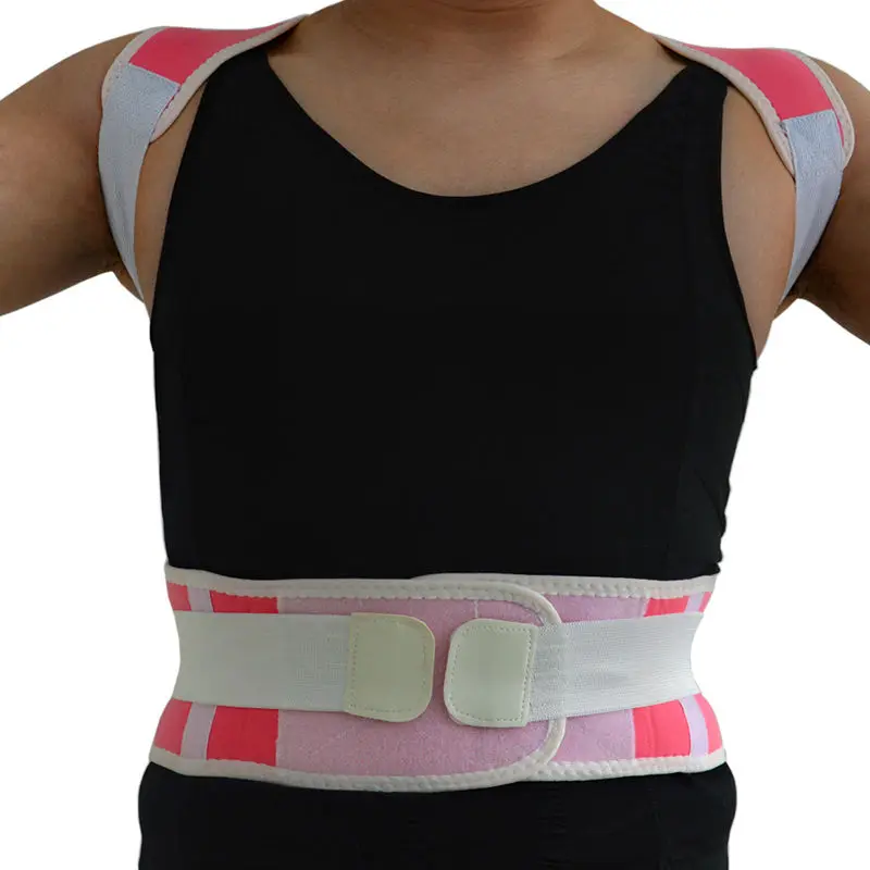 

Neoprene Black Corset Back Posture Corrector Back Brace Support Belt Men Vest Corset Back Suport Lumbar Support Belt B002
