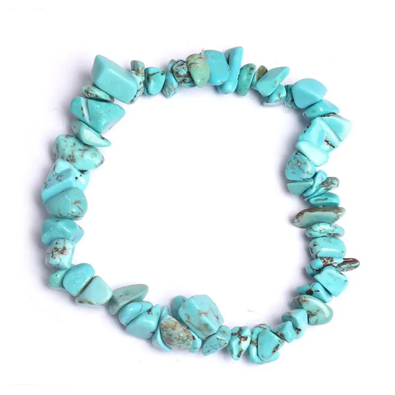 Ручной работы стрейч осколок кристалла браслет гравий нерегулярный натуральный