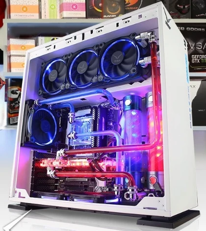 Чехол с водяным охлаждением OEM DIY i7 7700k 8/16 ГБ ОЗУ 120 ГБ/1T GX1080 21 5/23 6/27 дюймов монитор