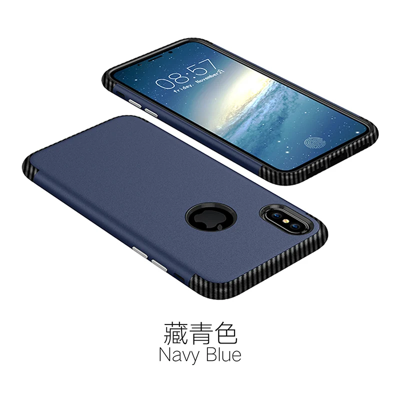 Волоконный чехол Чехол для iPhone 6 6s 7 s iphone 8 S Plus Мягкий силиконовый