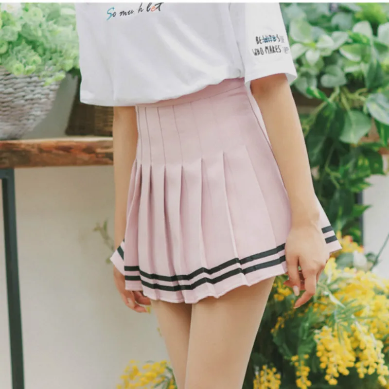 Ulzzang элегантный дизайн женские плиссированные юбки мини юбка Лето Kawaii Высокая