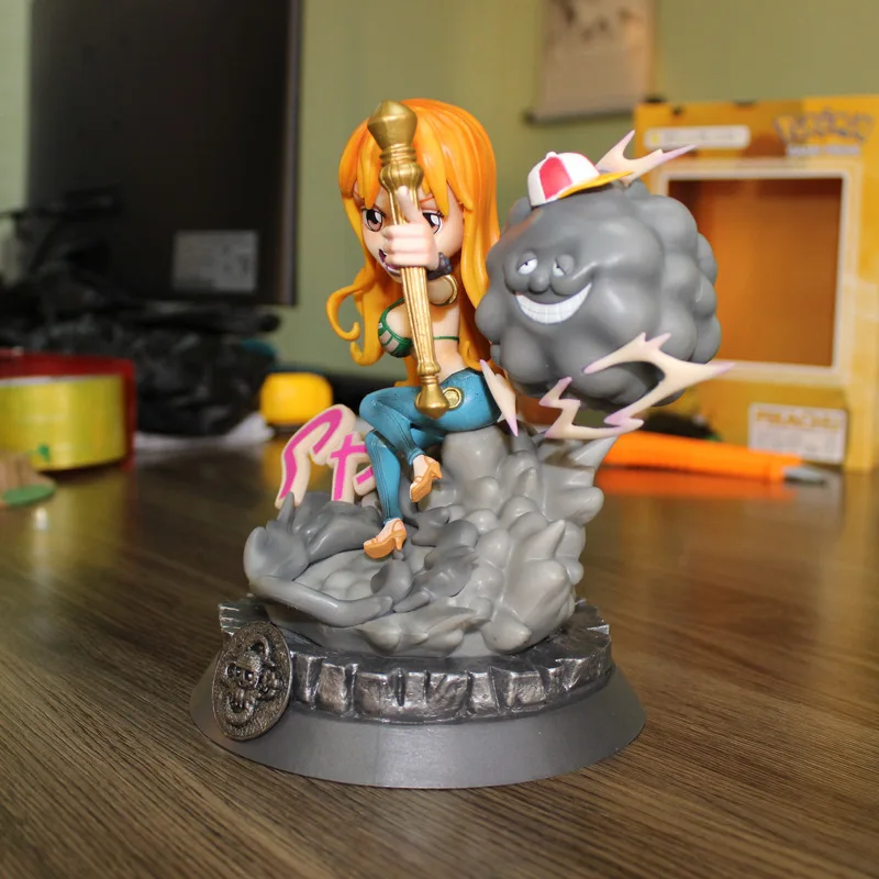 One Piece Nami Zeus Monkey D Luffy погода Homie большая мама Змея человек 26 см ПВХ экшн фигурка