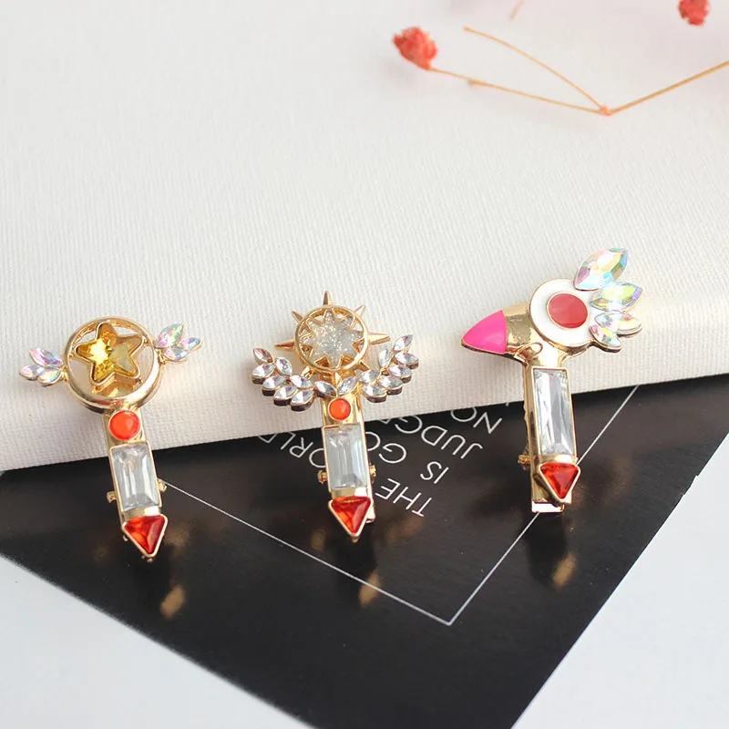 Заколка для волос CARDCAPTOR SAKURA Star clow Key CLEAR CARD DREAM KEY заколка аксессуары ювелирные