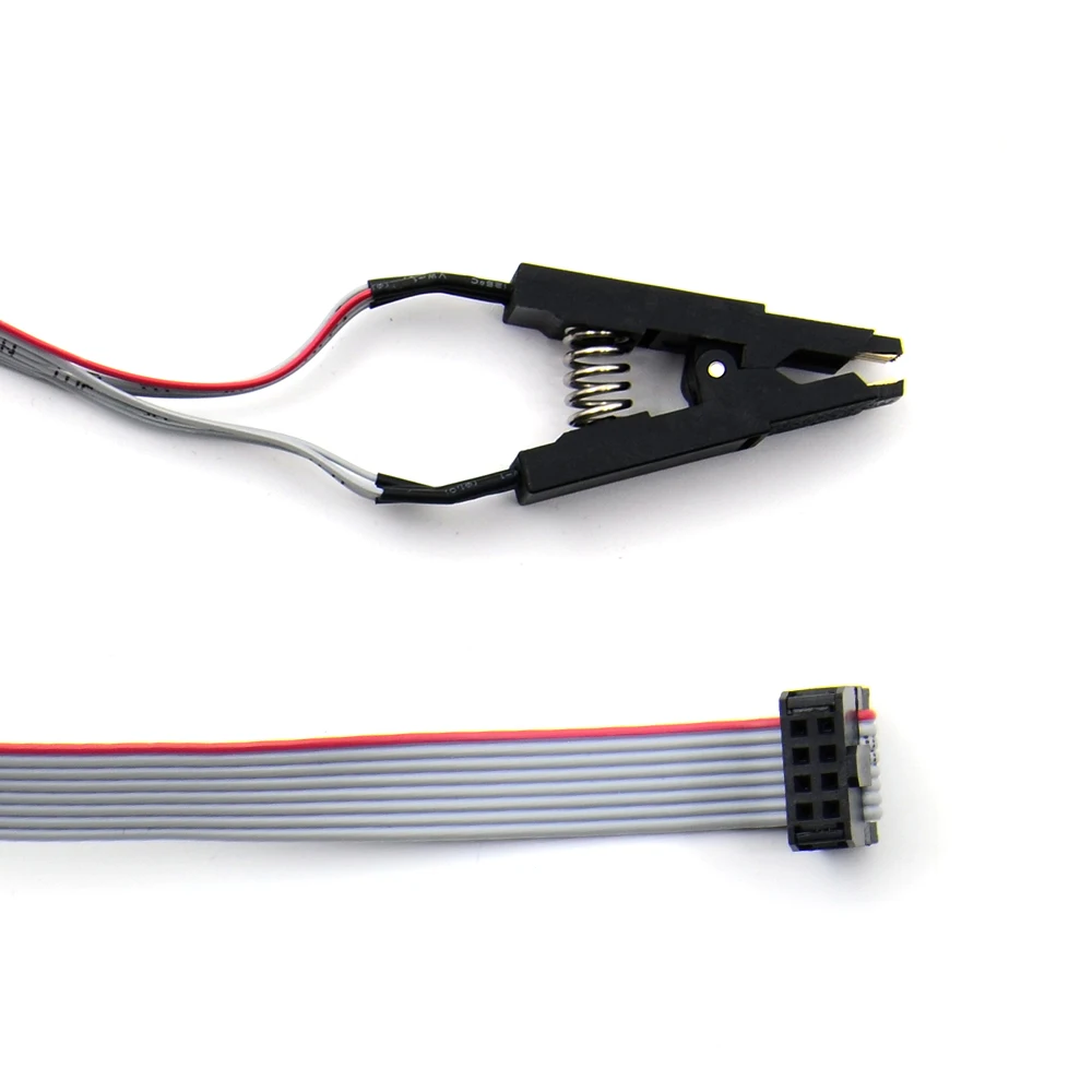 2018 тестовый зажим SOIC8 SOP8 для EEPROM 93CXX / 25CXX 24CXX + CH341A 24 25 серия Flash BIOS USB программатор