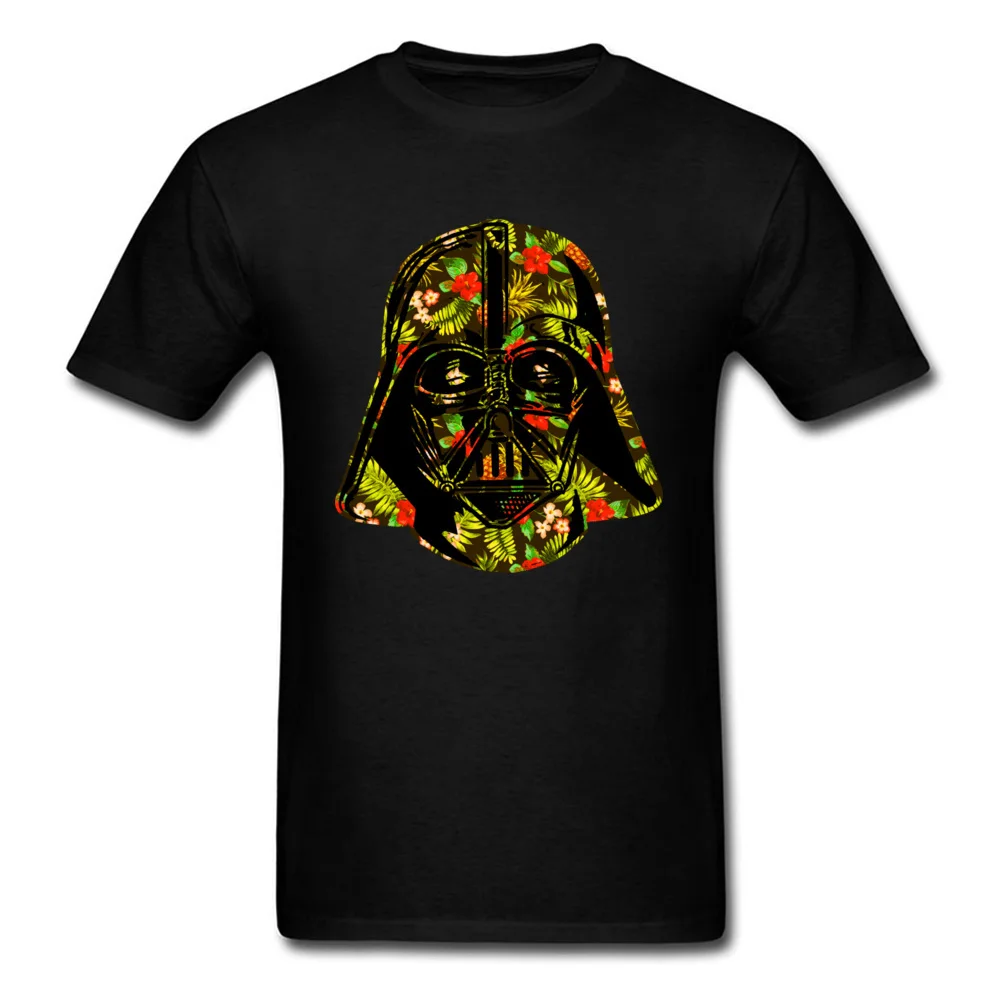 Star Wars T-shirt Men T Shirt Tropical Vader Helmet Tshirt No Fade Printed Clothing Cotton Tops Tees Hip Hop Father Day | Мужская одежда