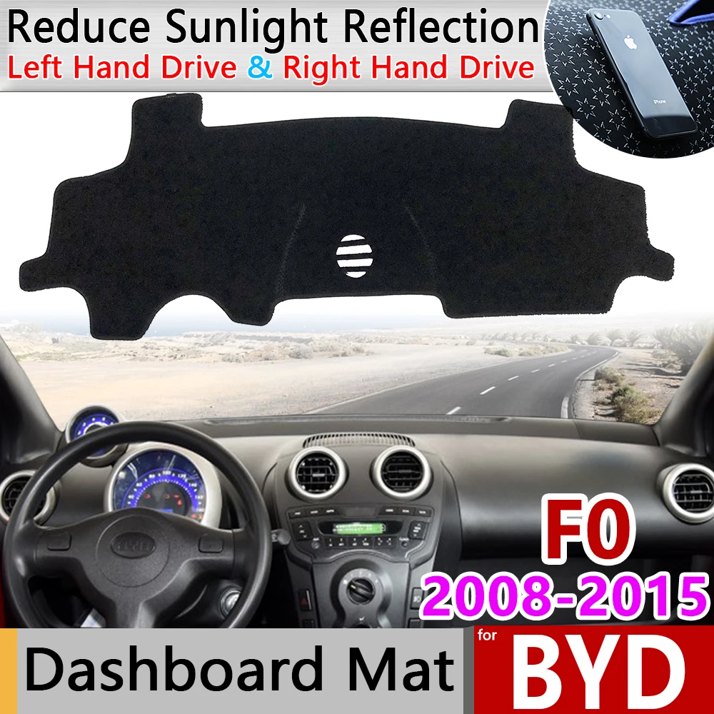 Для BYD F0 2008 2009 2011 2012 2013 2014 2015 Противоскользящий коврик для приборной панели