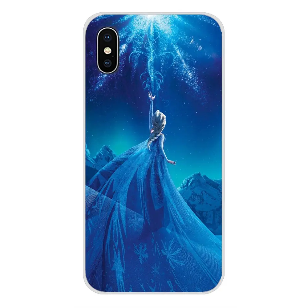 Аксессуары чехлы для телефонов Чехлы Эльза Принцесса Apple iPhone X XR XS MAX 4 4S 5 5S 5C SE 6 6S 7 8