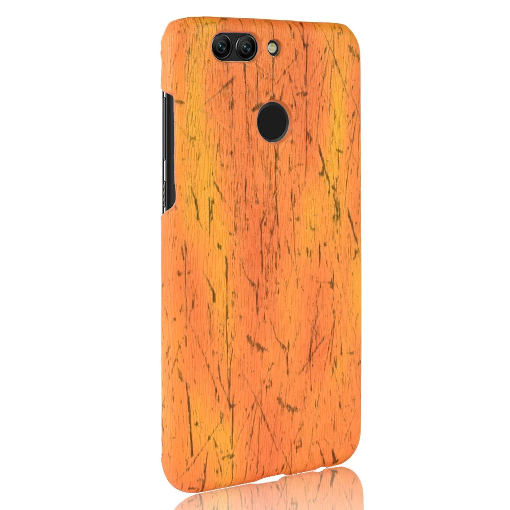 Новое поступление деревянный зернистый чехол для Huawei nova2plus на заднюю панель