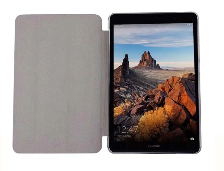 Тонкий чехол из искусственной кожи для huawei MediaPad T3 8," KOB-L09 KOB-W09 откидная крышка-подставка для Honor Play Pad 2 8,0 Чехол+ пленка+ ручка