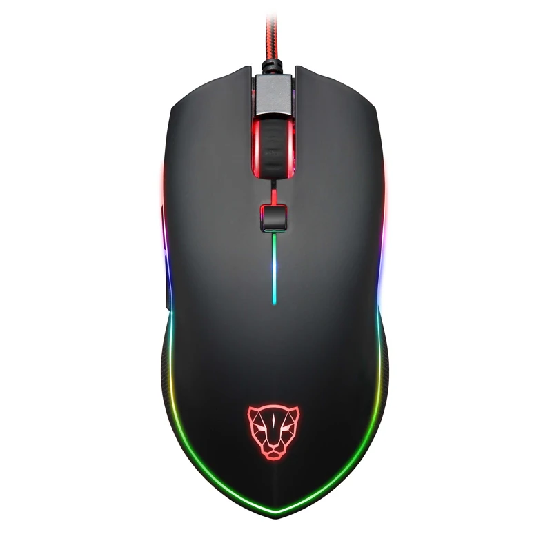 Motospeed V40 Gaming Mouse USB Wired Optical Games Adjustable 4000DPI Breathing LED Rato com fio Mause for Laptop PC Gamer | Компьютеры и