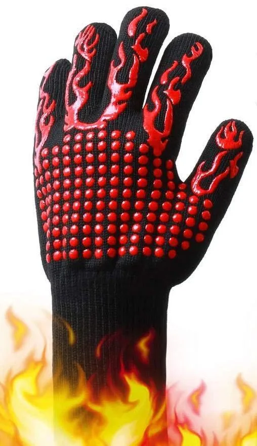 1 BBQ Glove Прямая поставка, профессиональный утюжок для выпрямления волос, щетка для салона, паровой/мини/Керамический выпрямитель для волос, стайлер для волос - Цвет: 1 BBQ Glove