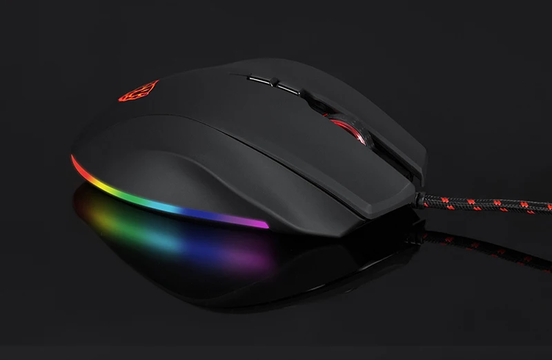 Motospeed V80 игровая мышь Проводная RGB профессиональная геймерская мышь USB 3D с силикагелем подставка для запястья коврик для мыши для компьютера ПК ноутбука