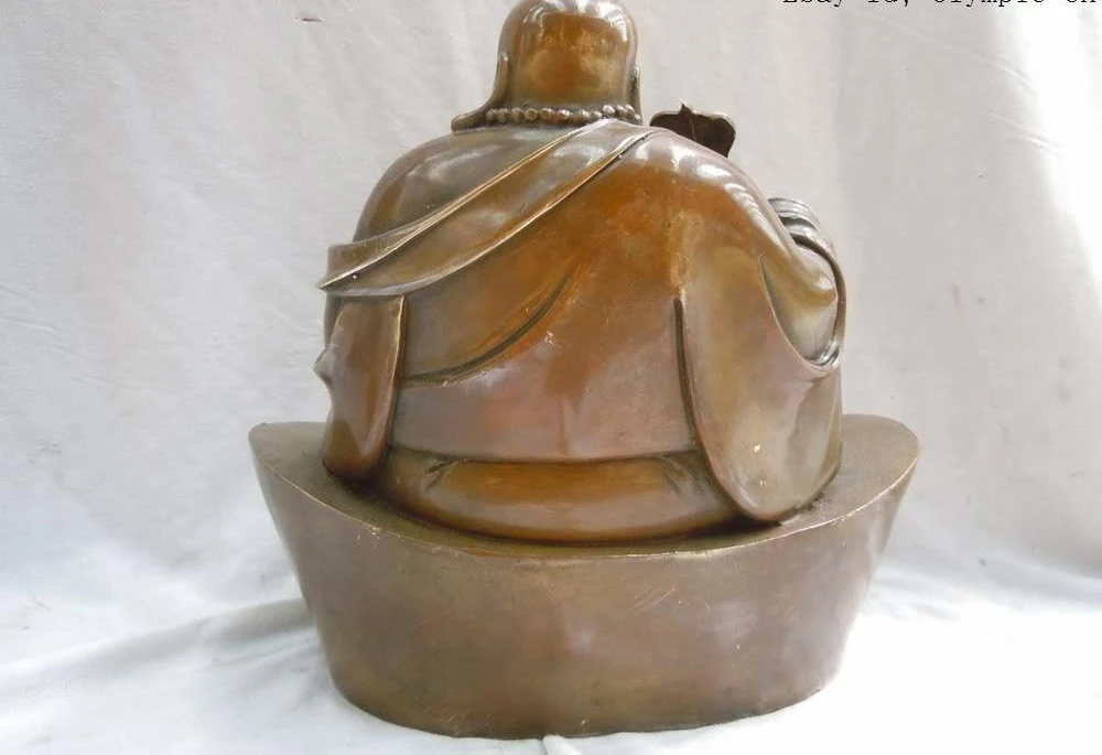 Счастливая статуэтка Будды с 10 &quotстроительными деньгами после собственного