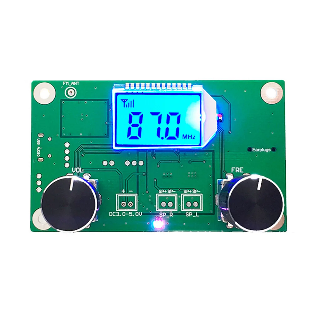 Цифровой FM 87 108 МГц DSP и PLL LCD стерео радио приемник модуль + серийный