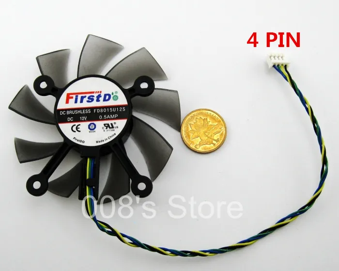 New Graphics Card GPU Cooler Fan For ASUS GTX680 650 GTX560Ti ENGTX560 HD7850 DC2-2GD5 HD7770 EAH6950/5830/8600/9800 GTS 450/460 |