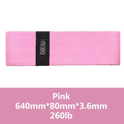 PINK Fabric Band Попа тренировочные полосы сопротивления сила экспандер фитнес резинка Кроссфит упражнения тренировки бедра ткань полосы тренажерный зал оборудование для упражнений - Цвет: PINK Fabric Band
