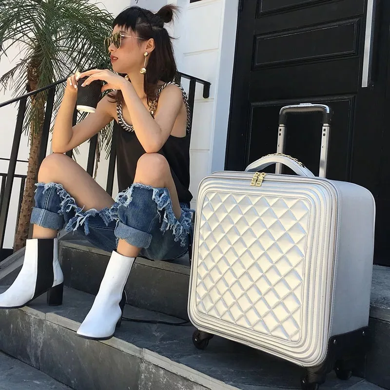Fashion suitcase 24 inch luggage boarding set box trolley case universal wheel female 20 Korean version for women | Багаж и сумки