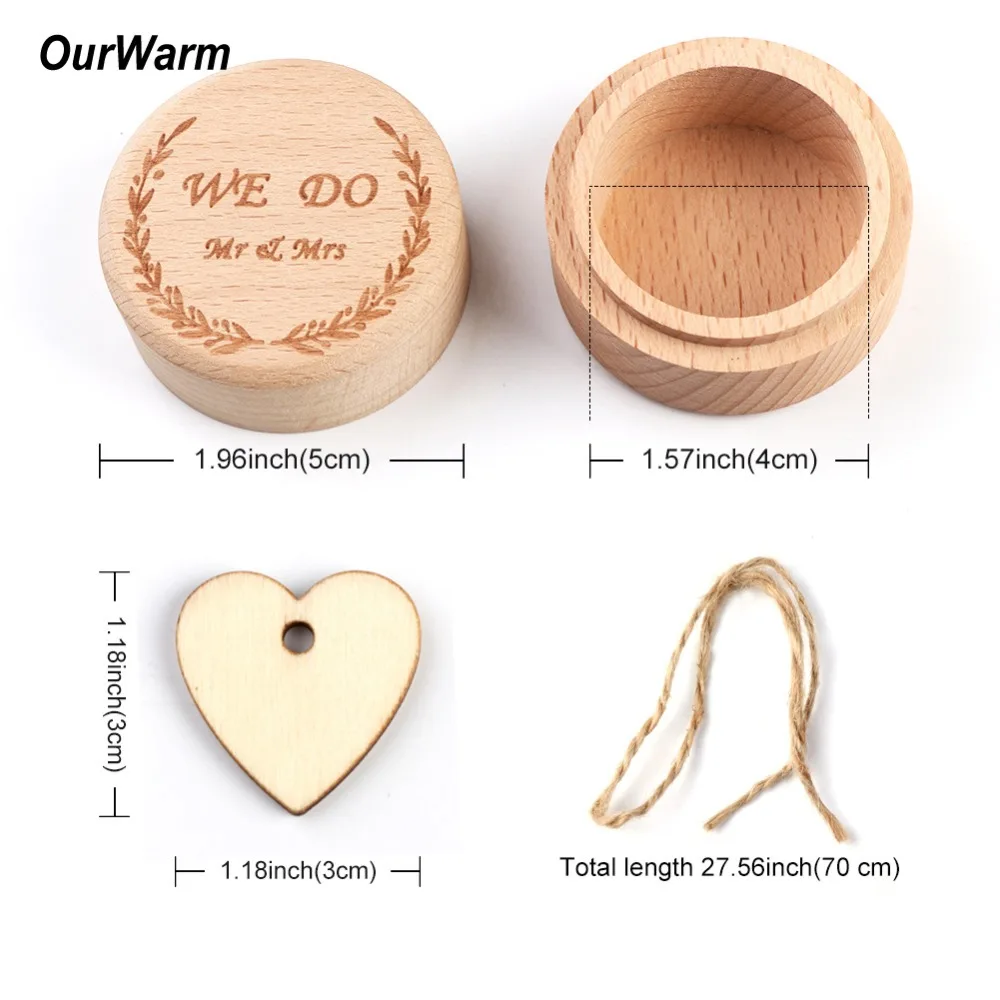 OurWarm винтажная деревянная коробка для драгоценностей Mr Mrs Подарки На Память Box