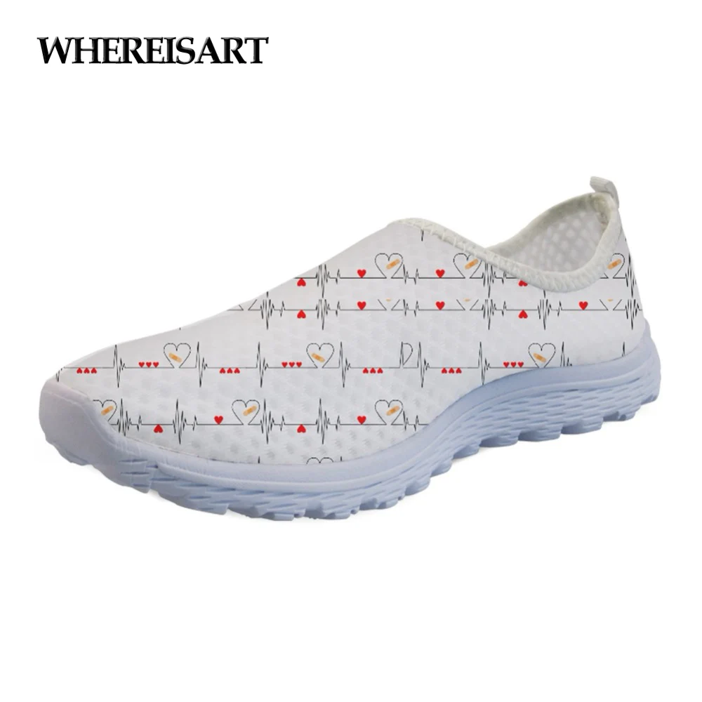Женская Повседневная обувь WHEREISART летняя удобная на плоской подошве с 3D рисунком