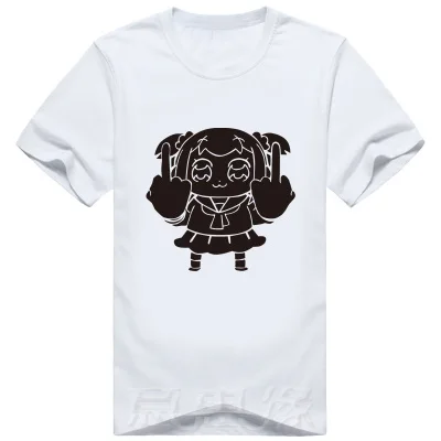 Новинка, футболка с надписью "pop Team Epic", аниме, поп пипи, модная мужская одежда, футболка с коротким рукавом, топы - Цвет: 17
