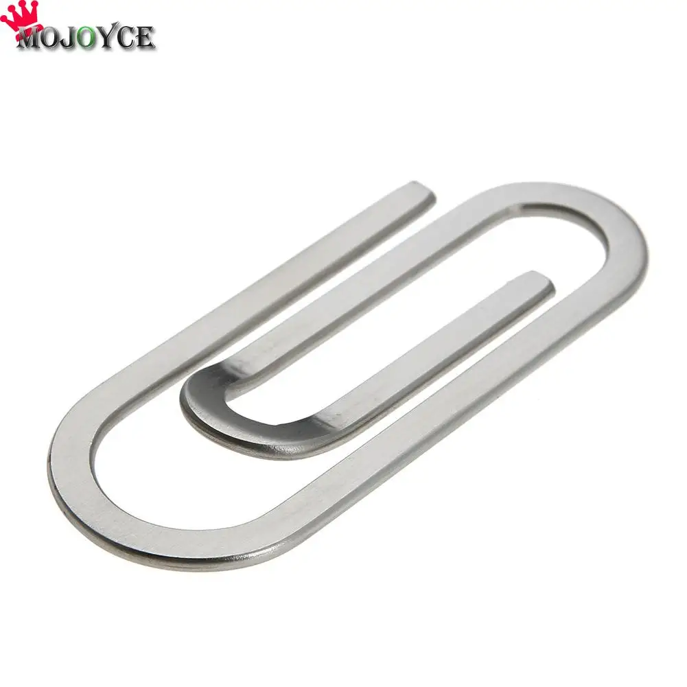 Зажим для денег из нержавеющей стали металлический многофункциональный мужской