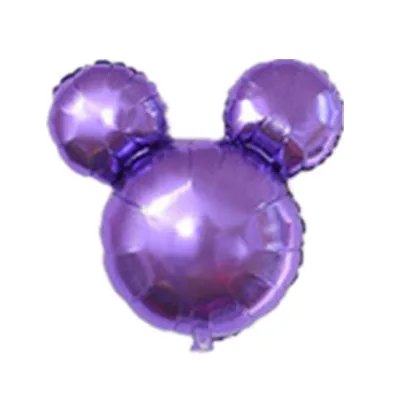 mickey purple Жуки кролик голова кролика фольгированные воздушные шарики в виде животных мультфильм Looney ttes воздушные шарики в форме животных Детские Классические игрушки пасхальное украшение - Цвет: mickey purple