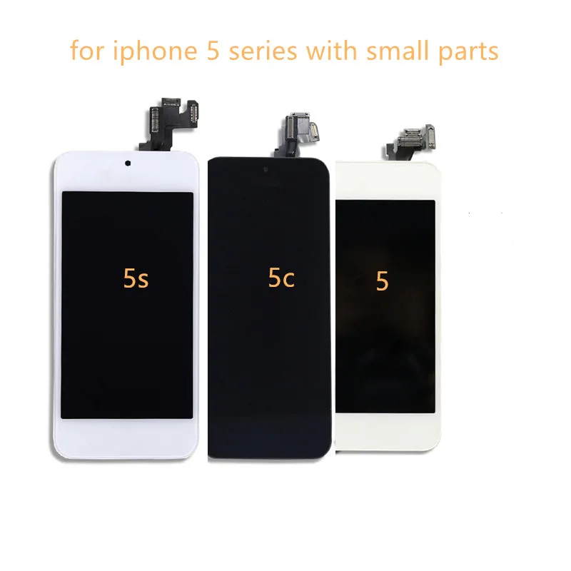 100% протестированный полный сборка ЖК дисплей дигитайзер для iPhone 5 5c 5S SE замена