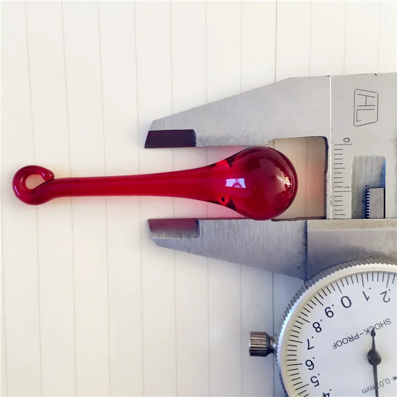 

100pcs 16*60mm Red High Quality Crystal Raindrop Chandelier Pendants,Crystal Curtain Parts Accessories Home Decoration