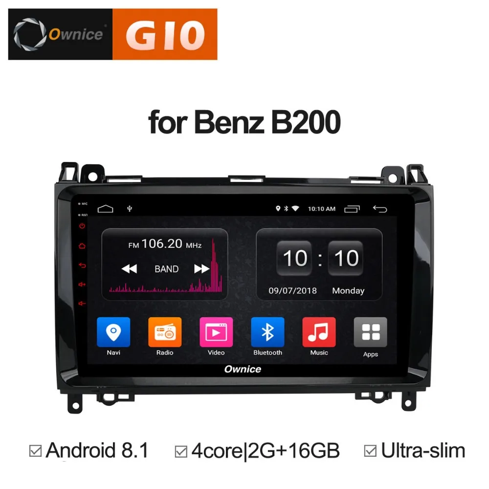 Четырехъядерный Android 8 1 автомобильный dvd-плеер для Mercedes Benz Sprinter A B Class B200 Vito Viano W906