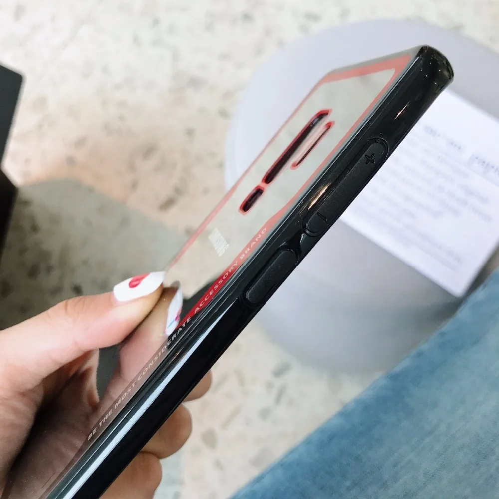 Мягкие границы для samsung Galaxy S9 S8 плюс S7 S7Edge чехол прозрачный имитация акриловые