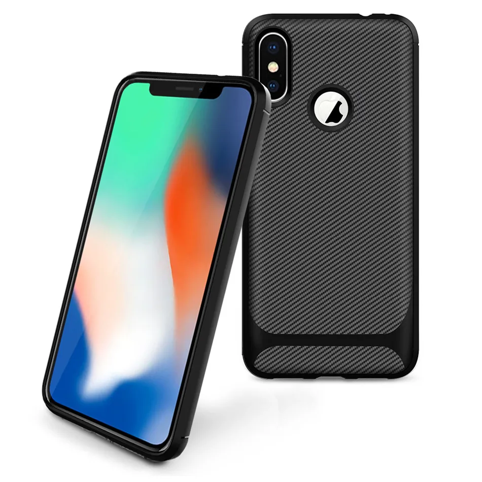 2019 новый черный твил чехол из углеродного волокна для iPhone X XS XR противоударный |