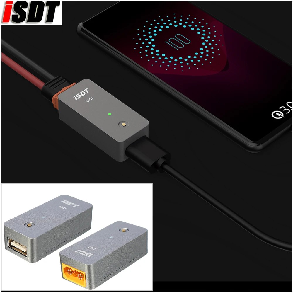 ISDT UC1 18 Вт 2A мини Быстрая зарядка Смарт USB зарядное устройство поддержка 2 0/3 0/FCP/BC1.2