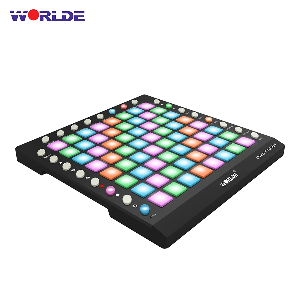 MIDI контроллер клавиатуры WORLDE орка PAD64 барабанная панель ультрапортативная и