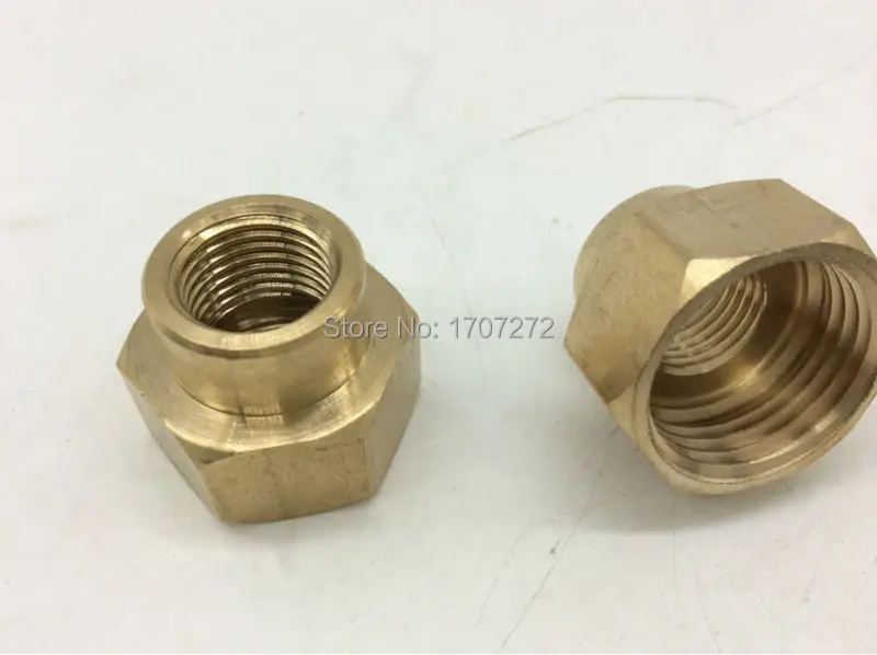 Бесплатная доставка редуктор с внутренней резьбой 1/4 &quotx1/4&quot медный фитинг для