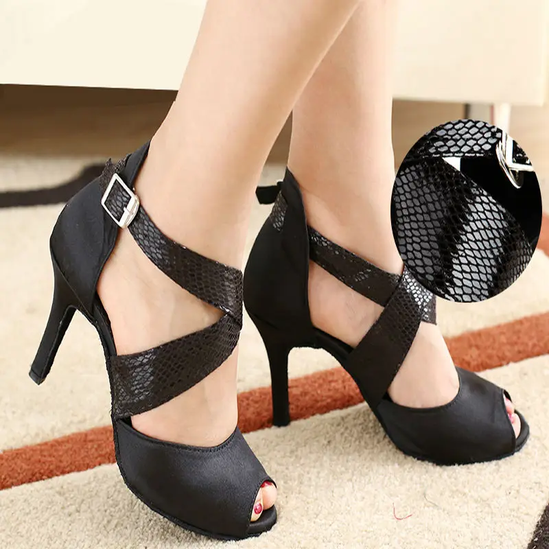 Туфли женские для латиноамериканских танцев босоножки бальных