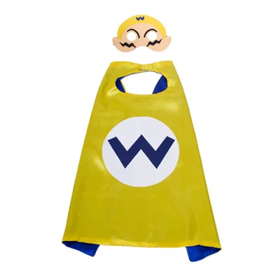 1 комплект плащ и маска Марио костюм Детский на день рождения супергероя для