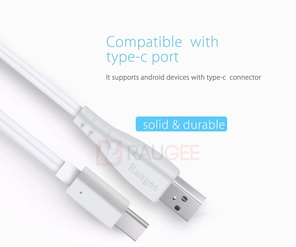 Кабель Raugee type-C для usb type C, 1 м, шнур для зарядки и передачи данных, кабель для зарядного устройства Blackview BV9500 Pro BV9600 Pro BV6800 Pro
