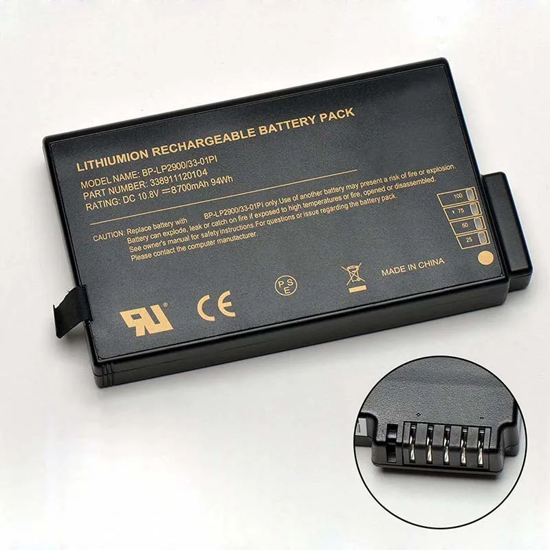 Аккумулятор для ноутбука Getac X500 V100 V200 V1010 8700 338911120104 338911120060 мАч|Аккумуляторы