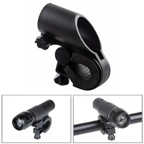 Противоскольжения Велоспорт велосипед фонарик клип фар свет держатель Факел