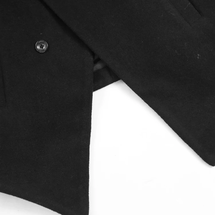 Для мужчин осень зима дизайн Sense резки британский стиль куртка шерстяные ткани