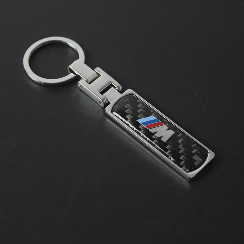 Buy 1pcs carbon fibre M car metal keychain styling key ring for X1 X3 X5 X6 Z4 E34 F10 F20 E92 E38 E46 E84 E60 F30 Accessories on